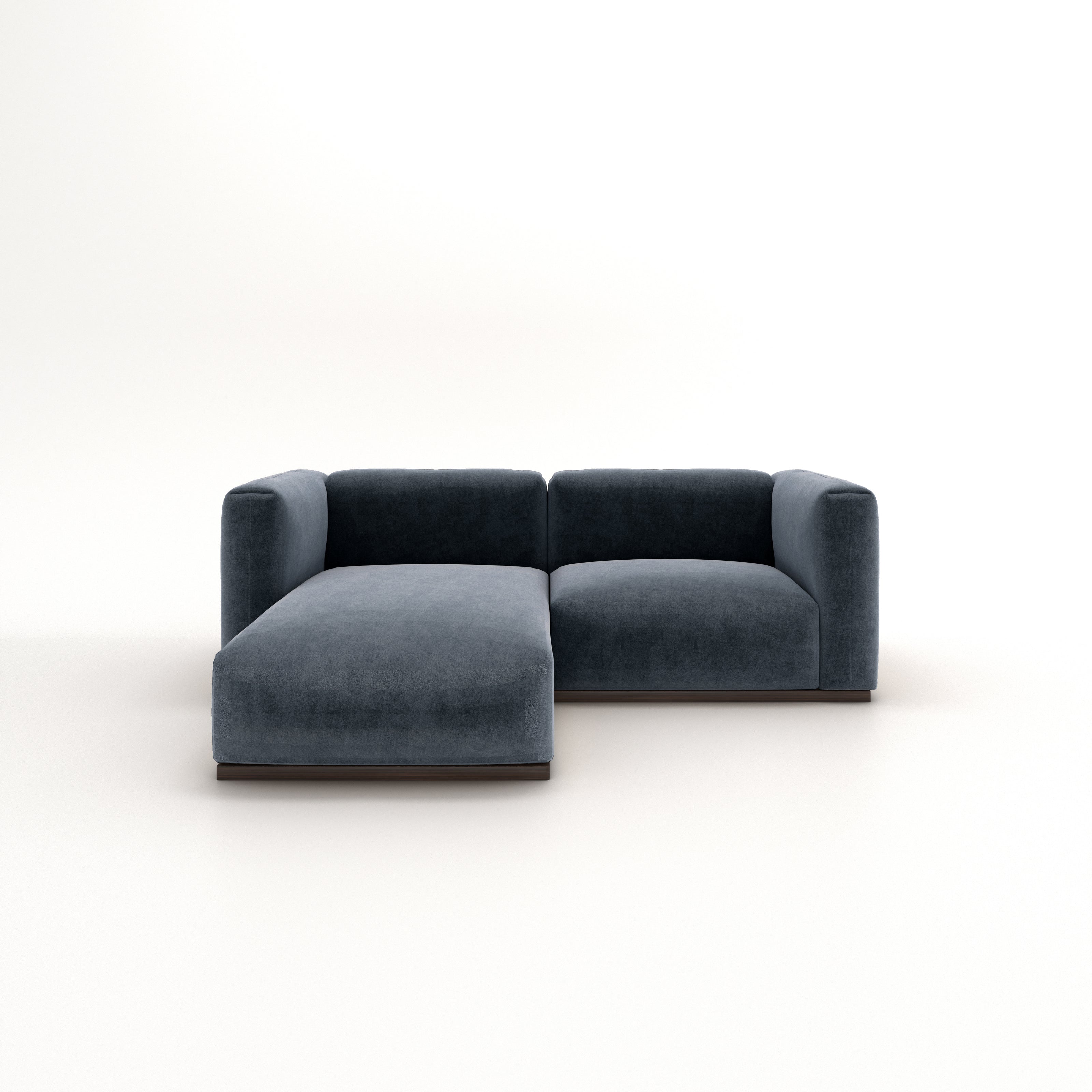 Charlotte Modular Velvet Sofa | OxfordBlue