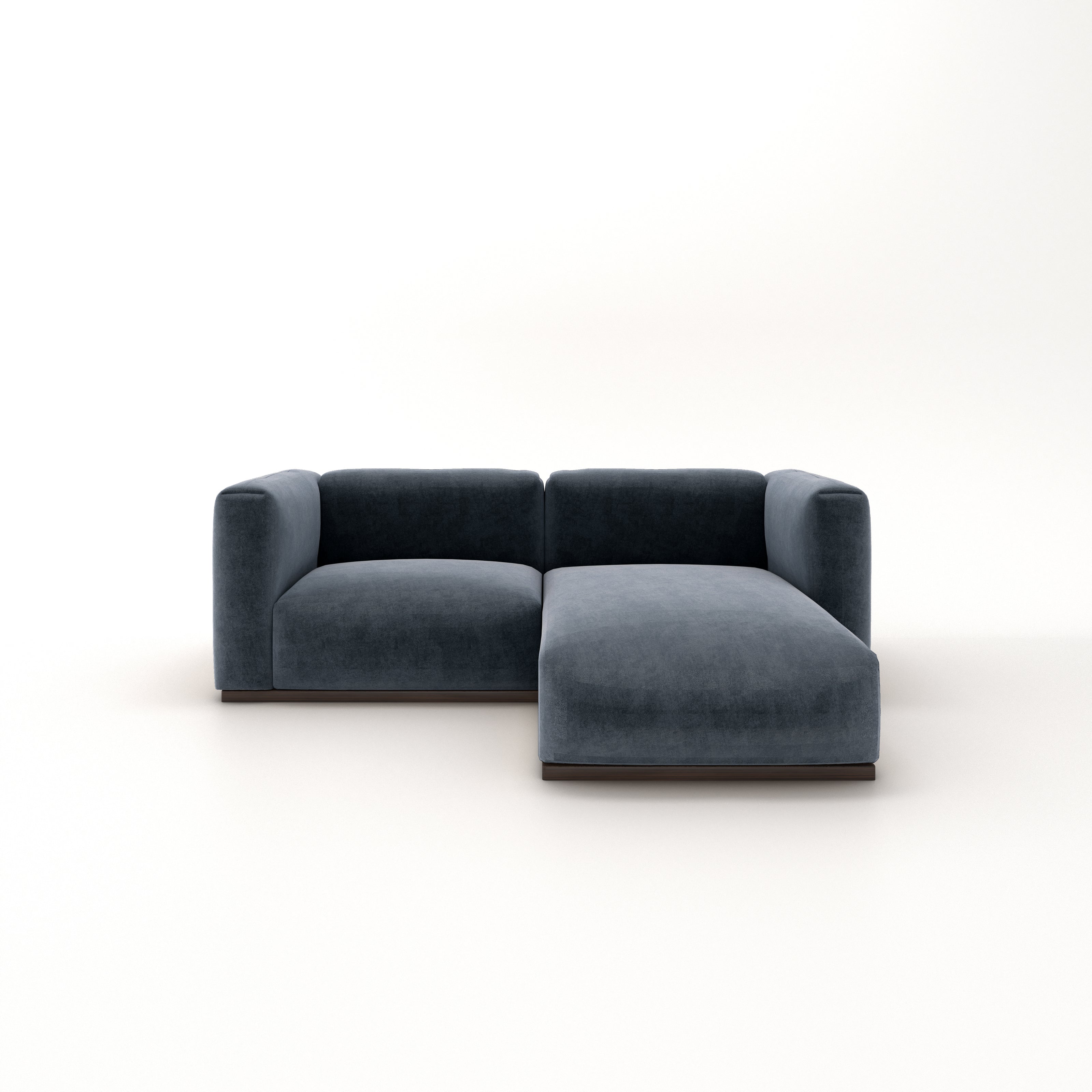 Charlotte Modular Velvet Sofa | OxfordBlue