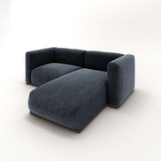 Charlotte Modular Velvet Sofa | OxfordBlue