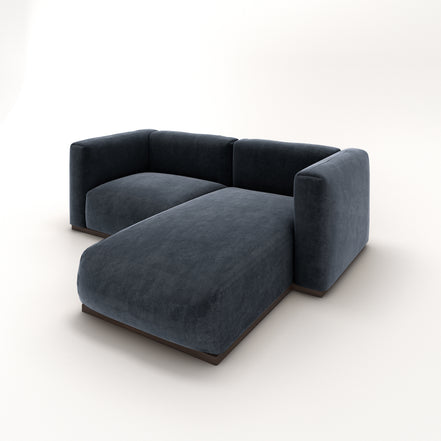 Charlotte Modular Velvet Sofa | OxfordBlue
