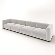 Charlotte Modular Velvet Sofa | Pearl