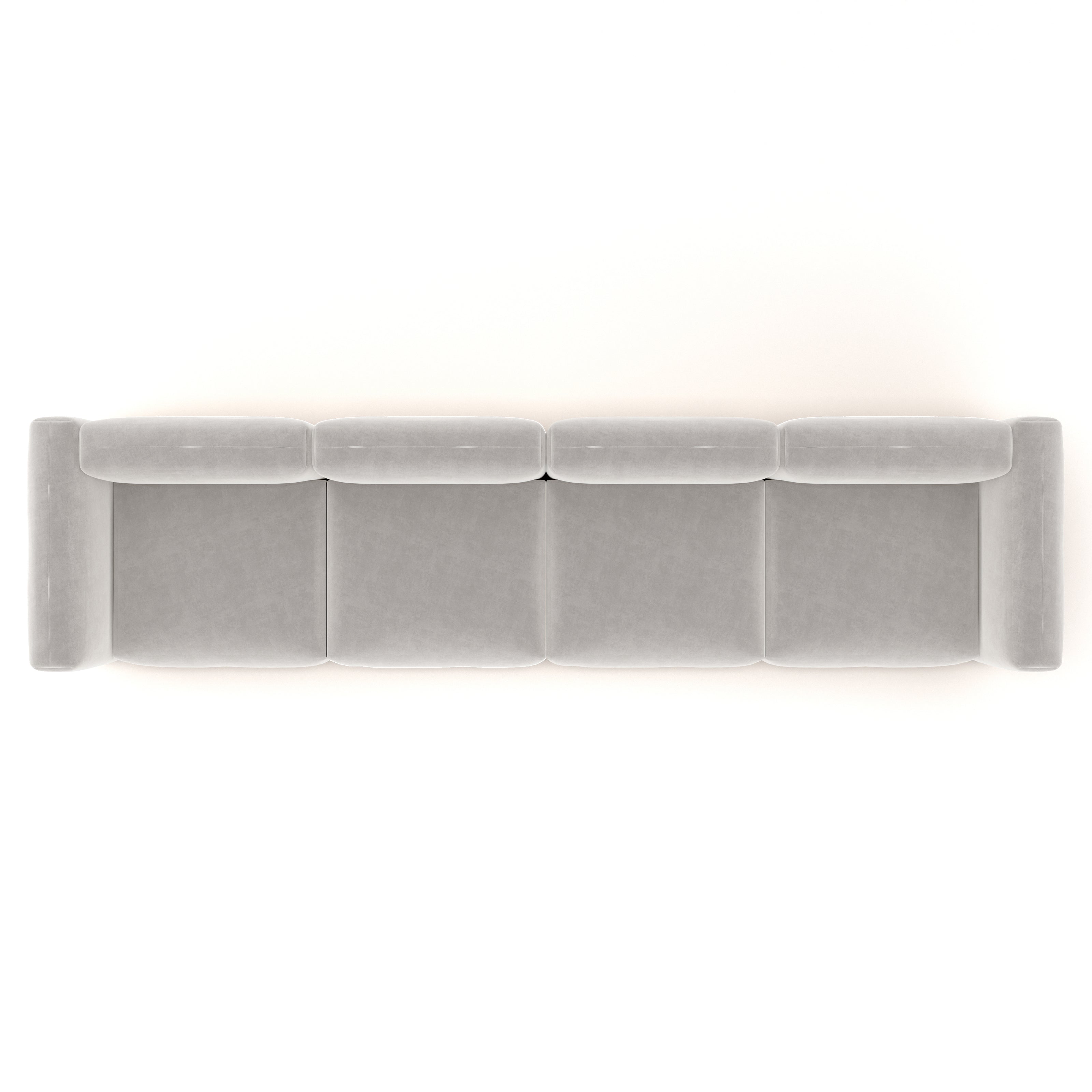 Charlotte Modular Velvet Sofa | Pearl