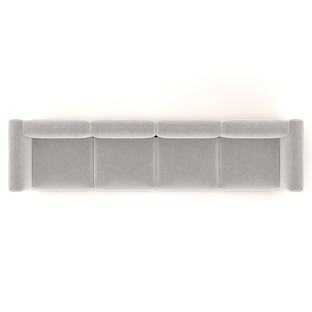 Charlotte Modular Velvet Sofa | Pearl