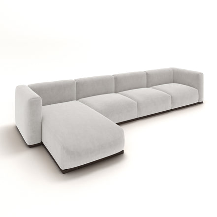Charlotte Modular Velvet Sofa | Pearl