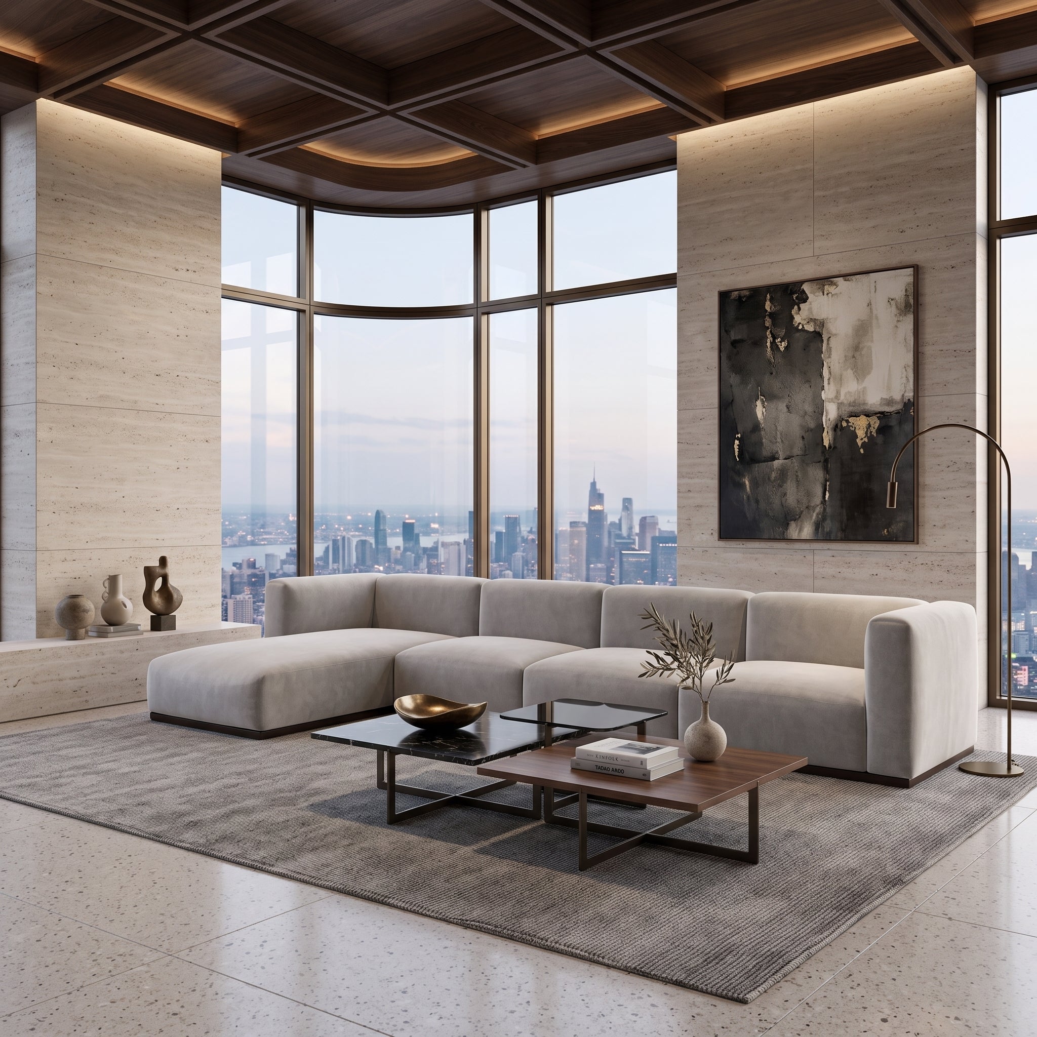 Charlotte Modular Velvet Sofa | Pearl