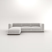 Charlotte Modular Velvet Sofa | Pearl
