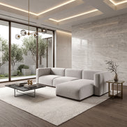 Charlotte Modular Velvet Sofa | Pearl