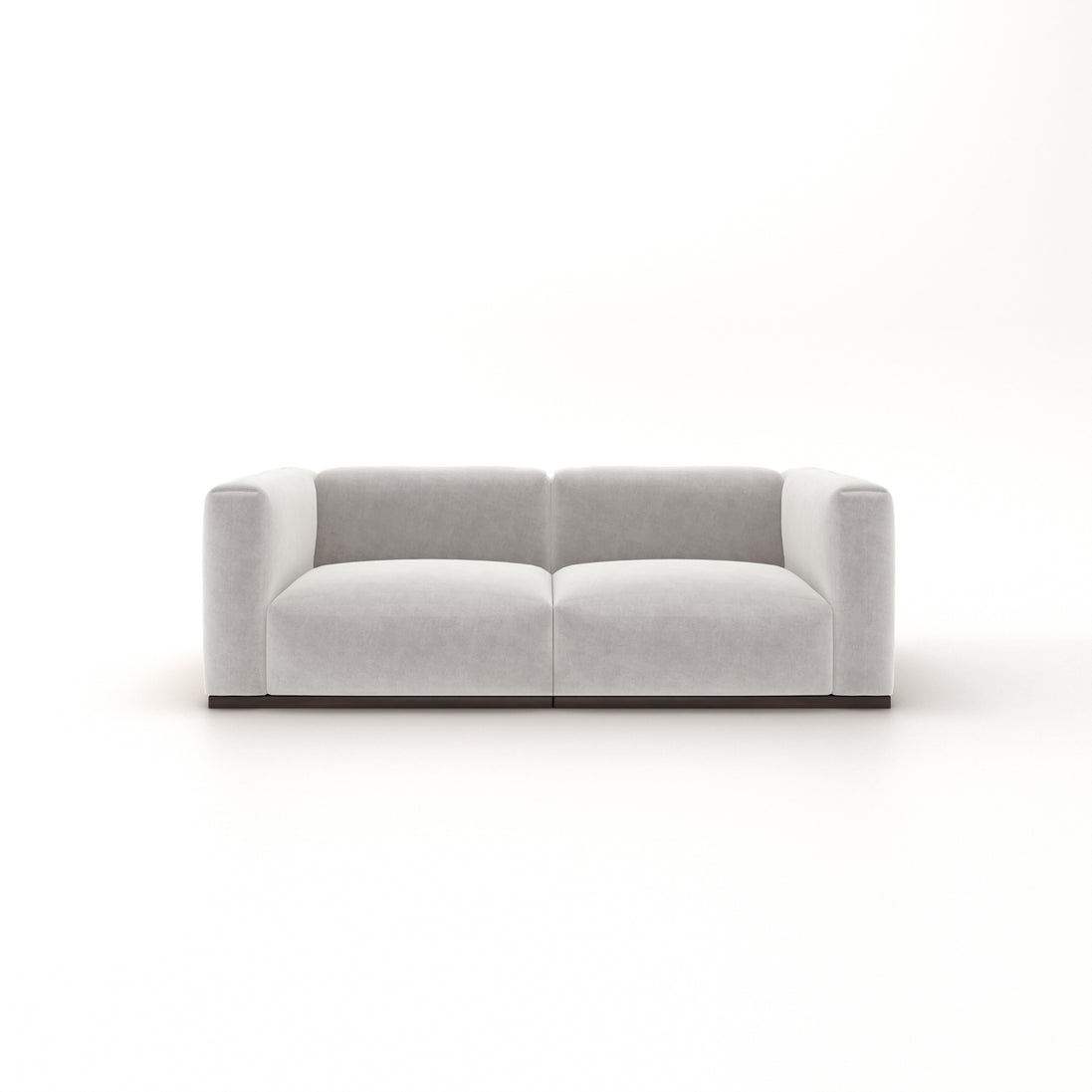 Charlotte Modular Velvet Sofa | Pearl