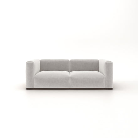 Charlotte Modular Velvet Sofa | Pearl