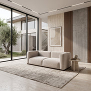 Charlotte Modular Velvet Sofa | Pearl