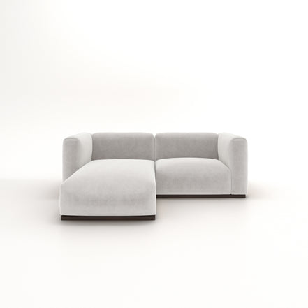 Charlotte Modular Velvet Sofa | Pearl