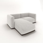 Charlotte Modular Velvet Sofa | Pearl