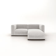 Charlotte Modular Velvet Sofa | Pearl