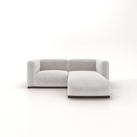 Charlotte Modular Velvet Sofa | Pearl