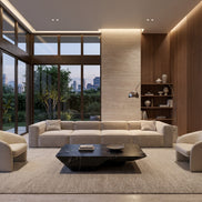 Eleanor Modular Velvet Sofa | Alabaster