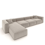 Eleanor Modular Velvet Sofa | Alabaster