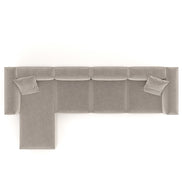 Eleanor Modular Velvet Sofa | Alabaster