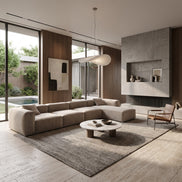 Eleanor Modular Velvet Sofa | Alabaster