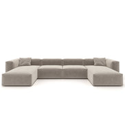 Eleanor Modular Velvet Sofa | Alabaster