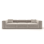 Eleanor Modular Velvet Sofa | Alabaster