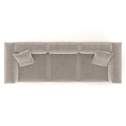 Eleanor Modular Velvet Sofa | Alabaster
