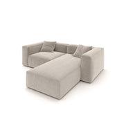 Eleanor Modular Velvet Sofa | Alabaster