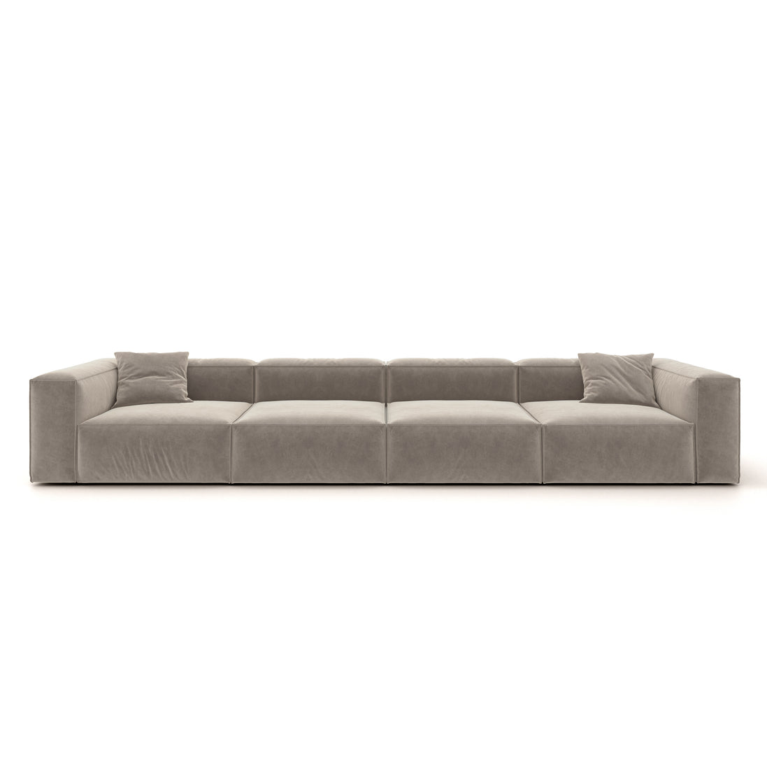 Eleanor Modular Velvet Sofa | Champagne