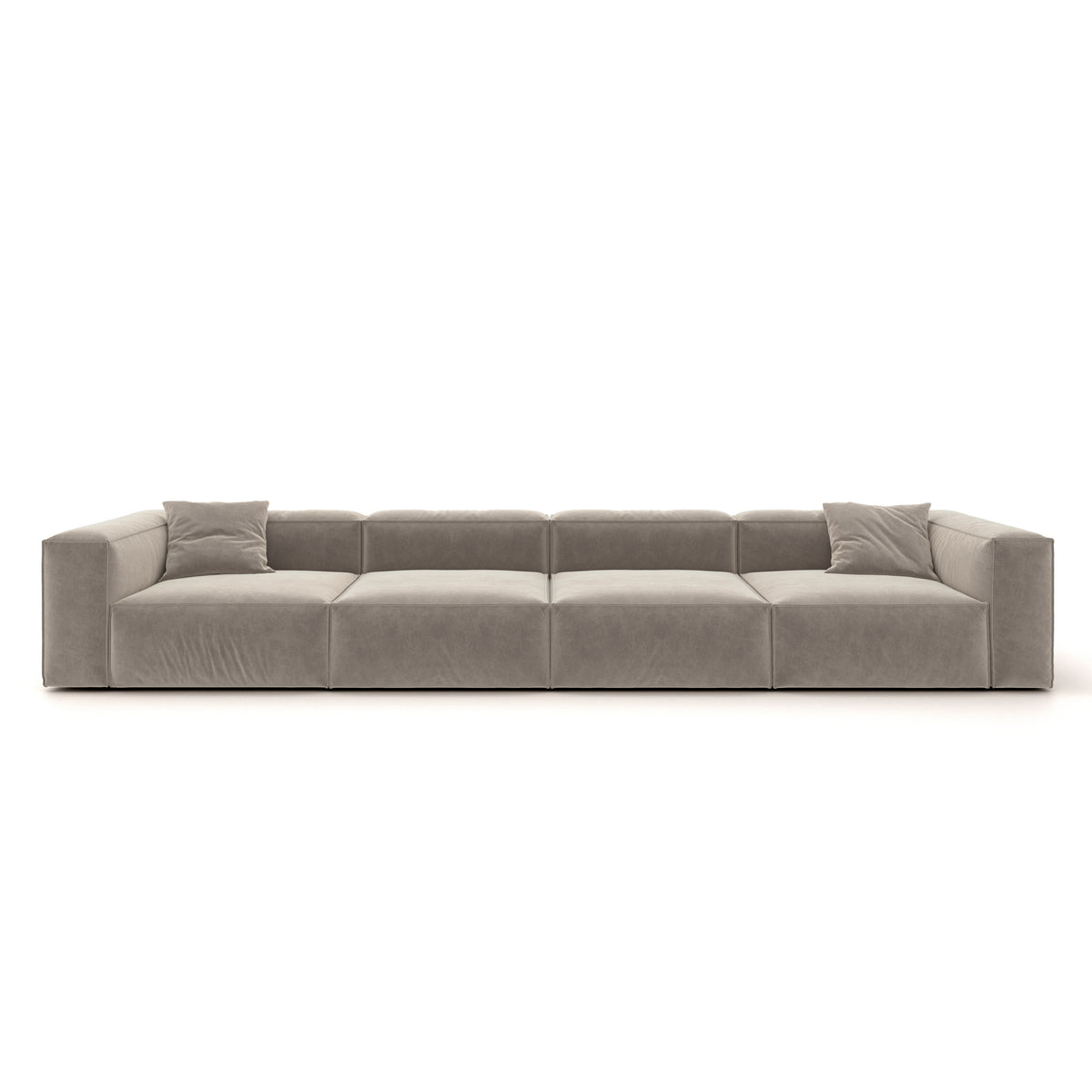 Eleanor Modular Velvet Sofa | Champagne