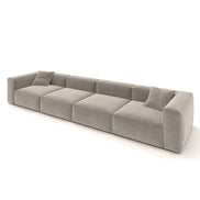 Eleanor Modular Velvet Sofa | Champagne