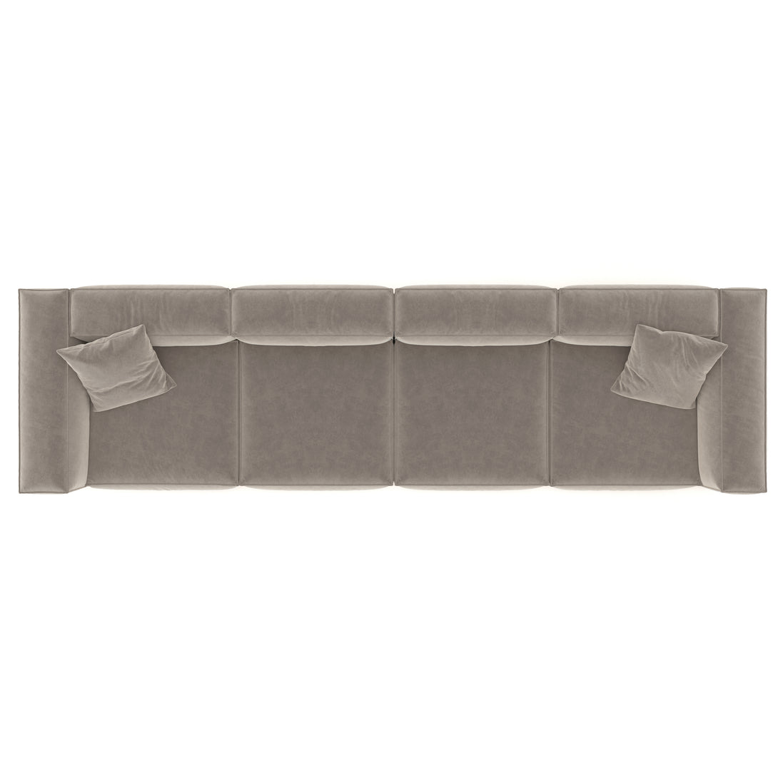 Eleanor Modular Velvet Sofa | Champagne