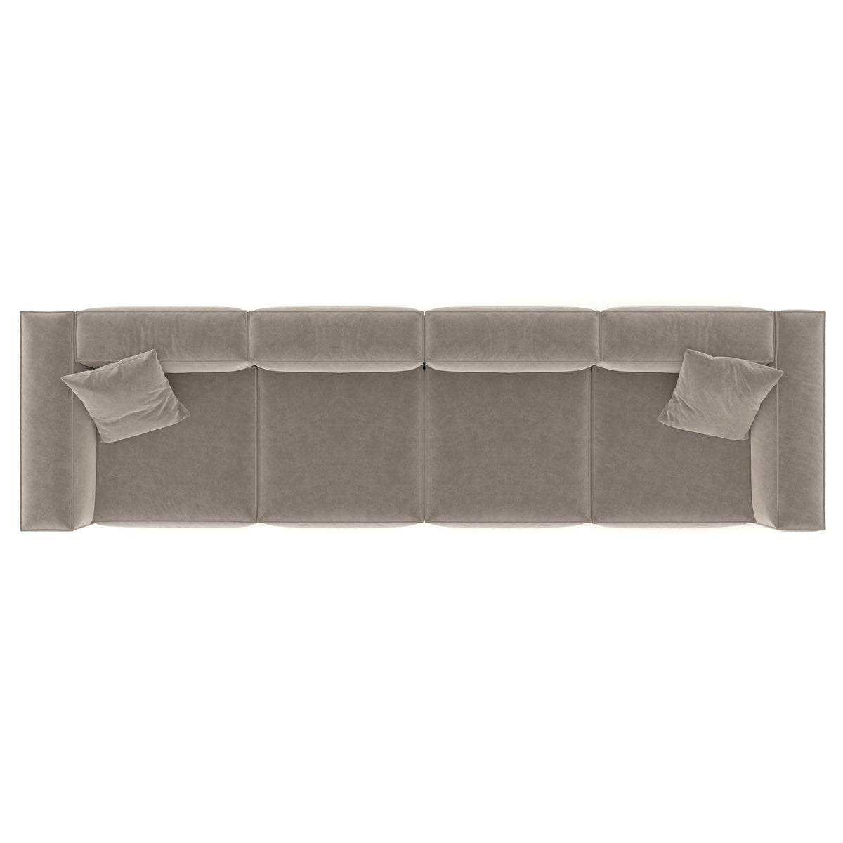 Eleanor Modular Velvet Sofa | Champagne