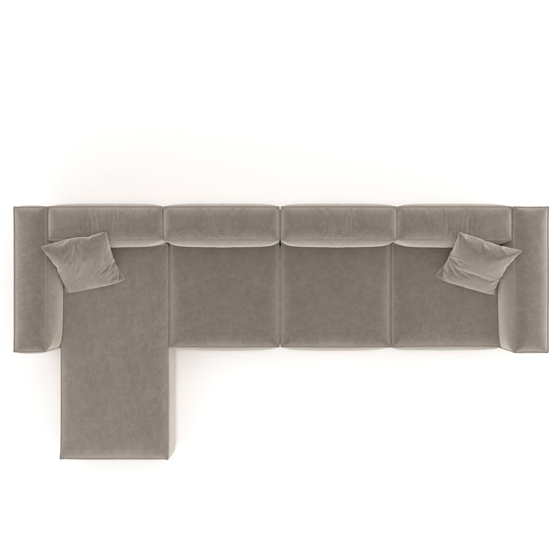 Eleanor Modular Velvet Sofa | Champagne