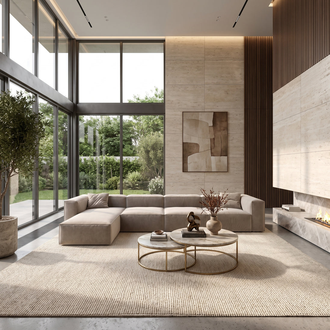 Eleanor Modular Velvet Sofa | Champagne