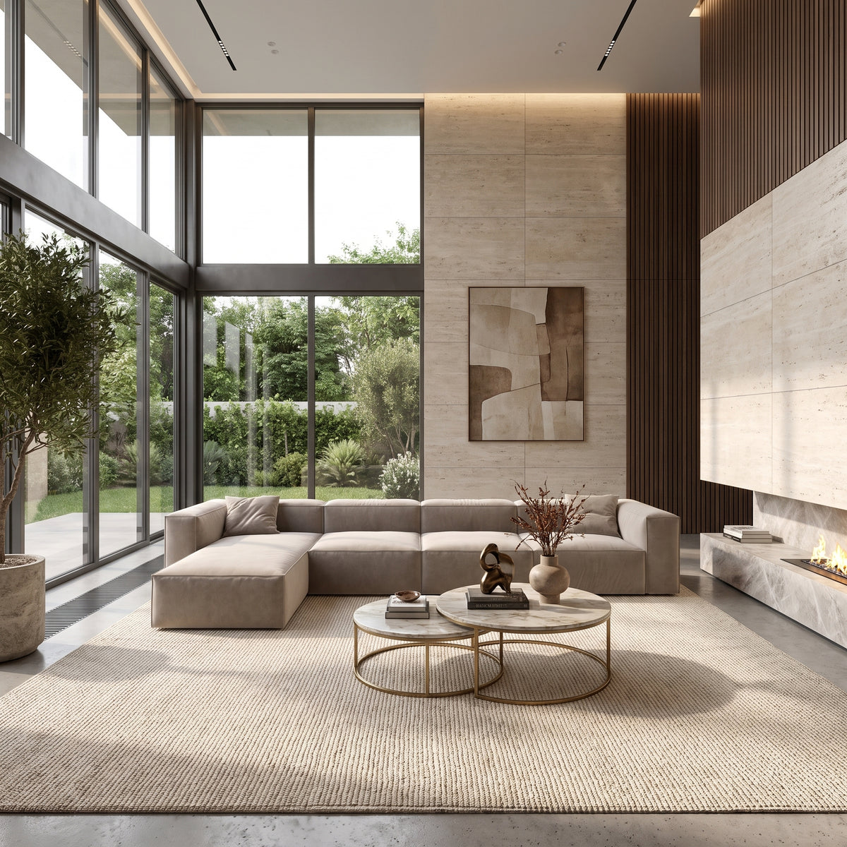 Eleanor Modular Velvet Sofa | Champagne