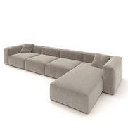 Eleanor Modular Velvet Sofa | Champagne