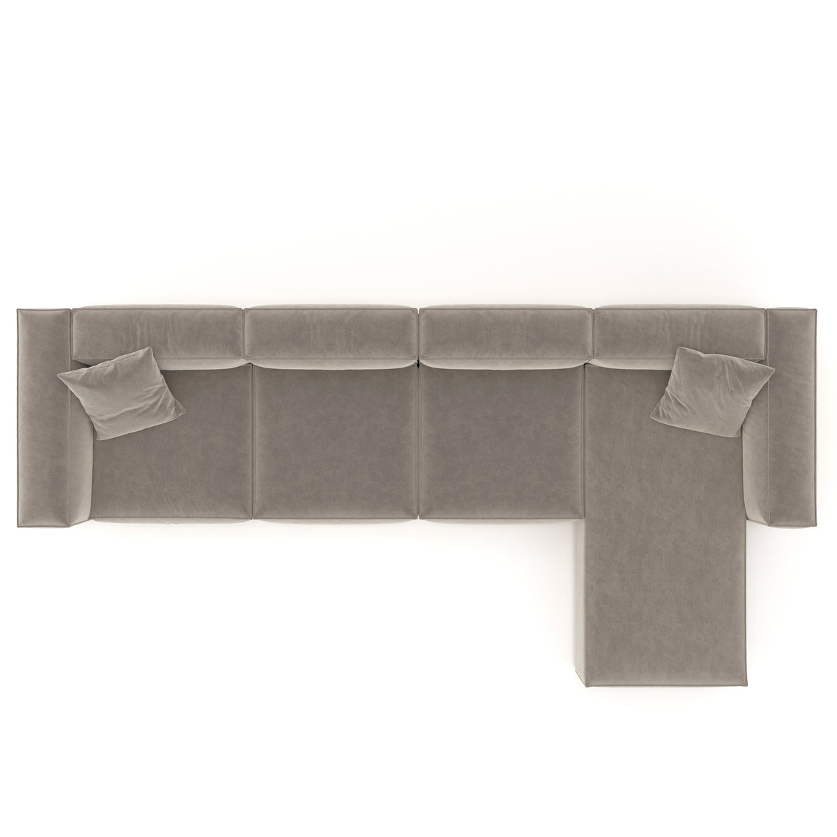 Eleanor Modular Velvet Sofa | Champagne