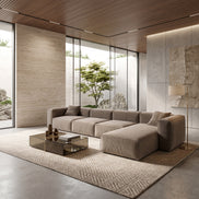 Eleanor Modular Velvet Sofa | Champagne