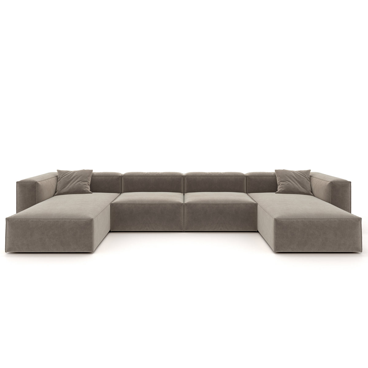 Eleanor Modular Velvet Sofa | Champagne