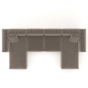 Eleanor Modular Velvet Sofa | Champagne