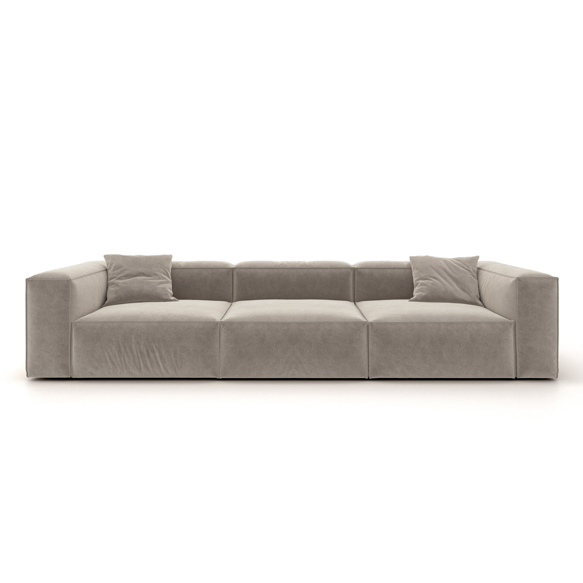 Eleanor Modular Velvet Sofa | Champagne
