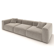 Eleanor Modular Velvet Sofa | Champagne