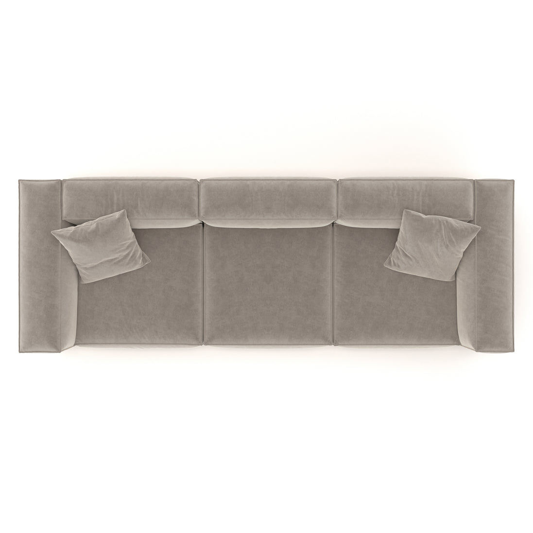 Eleanor Modular Velvet Sofa | Champagne