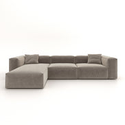 Eleanor Modular Velvet Sofa | Champagne