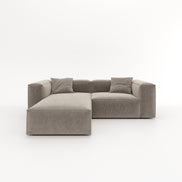 Eleanor Modular Velvet Sofa | Champagne