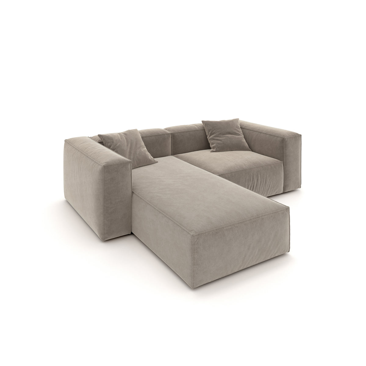 Eleanor Modular Velvet Sofa | Champagne