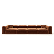 Eleanor Modular Velvet Sofa | Copper