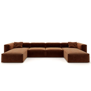 Eleanor Modular Velvet Sofa | Copper