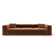 Eleanor Modular Velvet Sofa | Copper