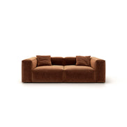 Eleanor Modular Velvet Sofa | Copper