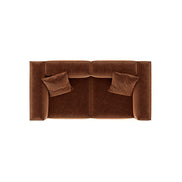 Eleanor Modular Velvet Sofa | Copper